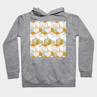 Retro Pastels Cubes Hoodie